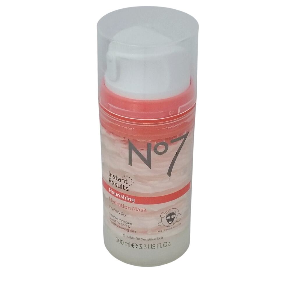 No. 7 Instant Results Nourishing Hydration Facial Mask 3.3 oz Dry Sensitive Skin